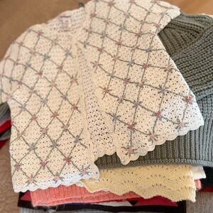 SWEATERS!  Lots of colors, knits, and sizes to choose from. Come take a look!